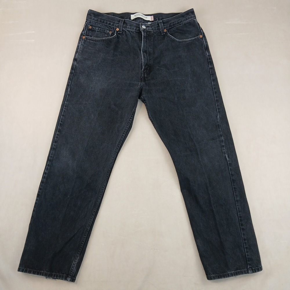 VTG Levis 505 36x30 Mens Jeans Black 2004 ***Actual 34x29 ***